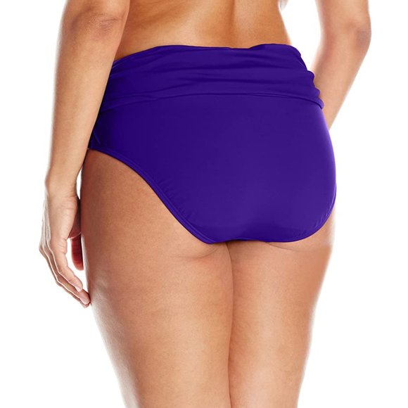 Kenneth Cole Plus Ruffle-Licous Bikini Bottom - Picture 2 of 3